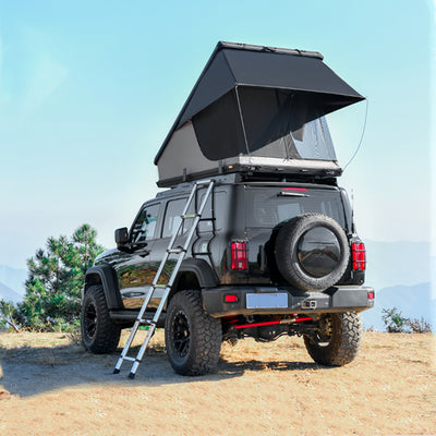 Roof Top Tent Hardshell Rooftop Tent For Van SUV Truck Car Overland Tent Camping For 2 - 3 Person With Ladder - 5 - cjdropshipping