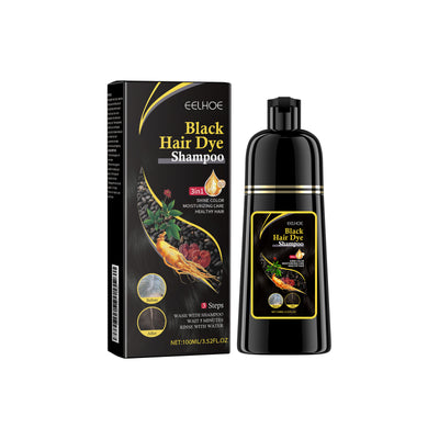 EELHOE Black Hair Shampoo Polygonum Multiflorum Essence Moisturizing, Cleaning, Repairing, Black And Soft Hair Shampoo - 5 - CJ