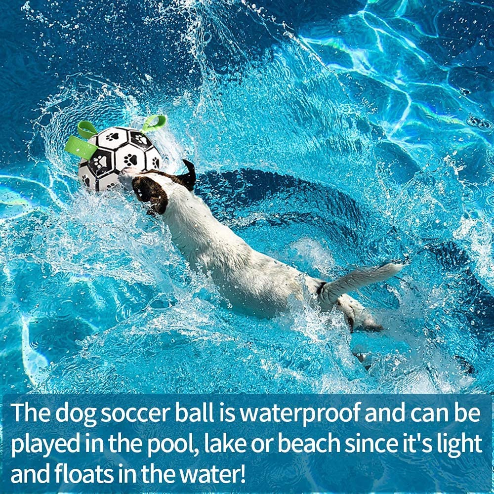 Interactive Dog Football Toy Soccer Ball Inflated Training Toy For Dogs Outdoor Border Collie Balls For Large Dogs Pet Supplies - 4 - CJ