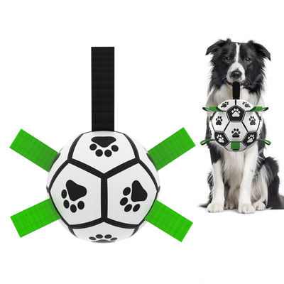 Interactive Dog Football Toy Soccer Ball Inflated Training Toy For Dogs Outdoor Border Collie Balls For Large Dogs Pet Supplies - 4 - CJ