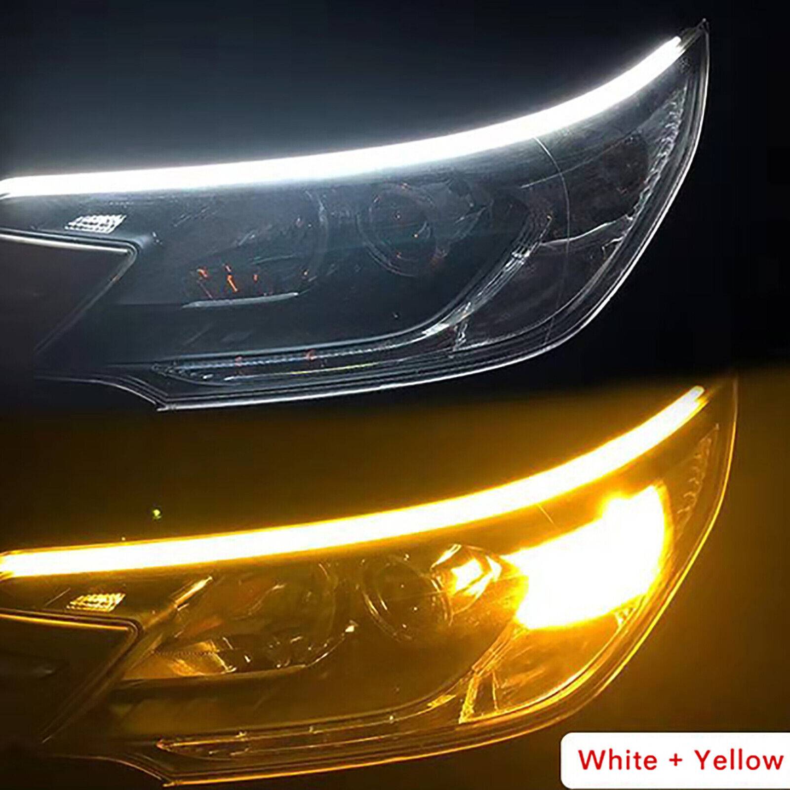 2x Auto LED Blinker Dynamische Streifen DRL Scheinwerfer Tagfahrlicht Lampe 60cm - 5 - CJ