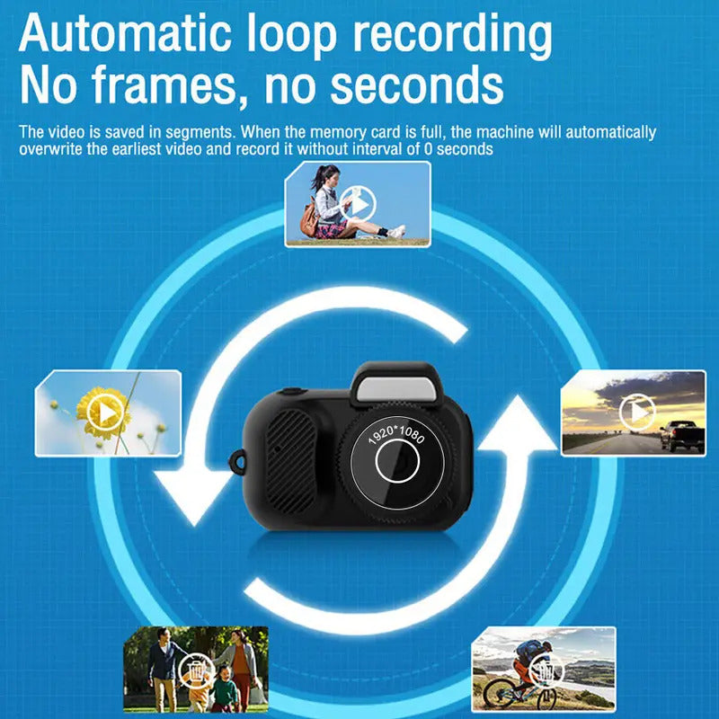 Key Chain Mini Camera - Micro Video Camera With 32GB SD Card & Card Reader, Mini DV DVR Camcorder 1080P, Pocket Wearable, Small Video Camera, For Students Kids - 5 - CJ