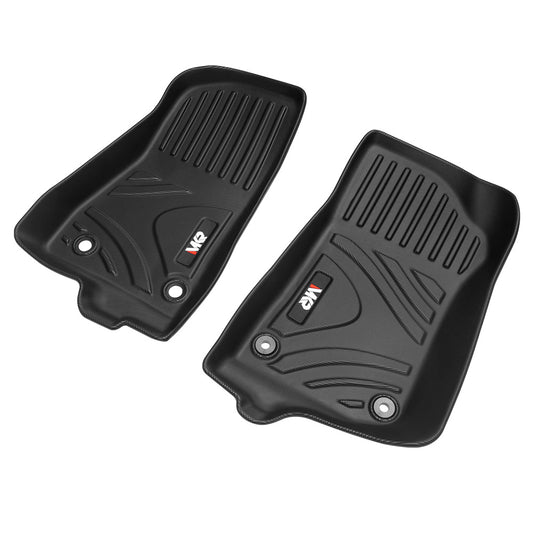 MKR Waterproof And Stain - resistant TPE Car Floor Mats Black 3 PCS For Jeep Wrangler JL 2018 4 Doors Model Not Fit For Jeep Wrangler JK Or 4XE - 5 - cjdropshipping