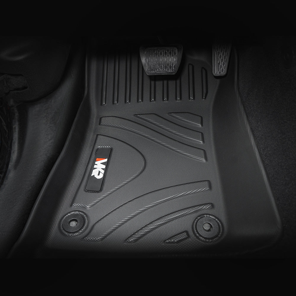 MKR Waterproof And Stain - resistant TPE Car Floor Mats Black 3 PCS For Jeep Wrangler JL 2018 4 Doors Model Not Fit For Jeep Wrangler JK Or 4XE - 5 - cjdropshipping
