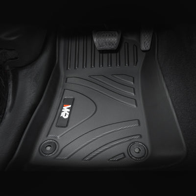 MKR Waterproof And Stain - resistant TPE Car Floor Mats Black 3 PCS For Jeep Wrangler JL 2018 4 Doors Model Not Fit For Jeep Wrangler JK Or 4XE - 5 - cjdropshipping