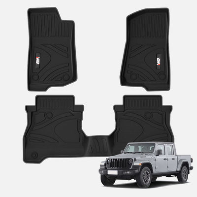 Car Floor Mats Trunk Mat Compatible With Wrangler JT 3D TPE Foot Covers All - weather Car Accessories - 5 - CJ