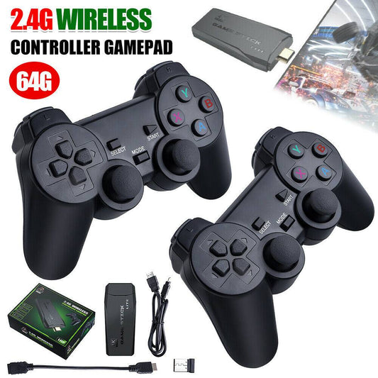 HDMI TV Video Game Stick Retro Gaming Console  Wireless Controller - 5.0 - CJ