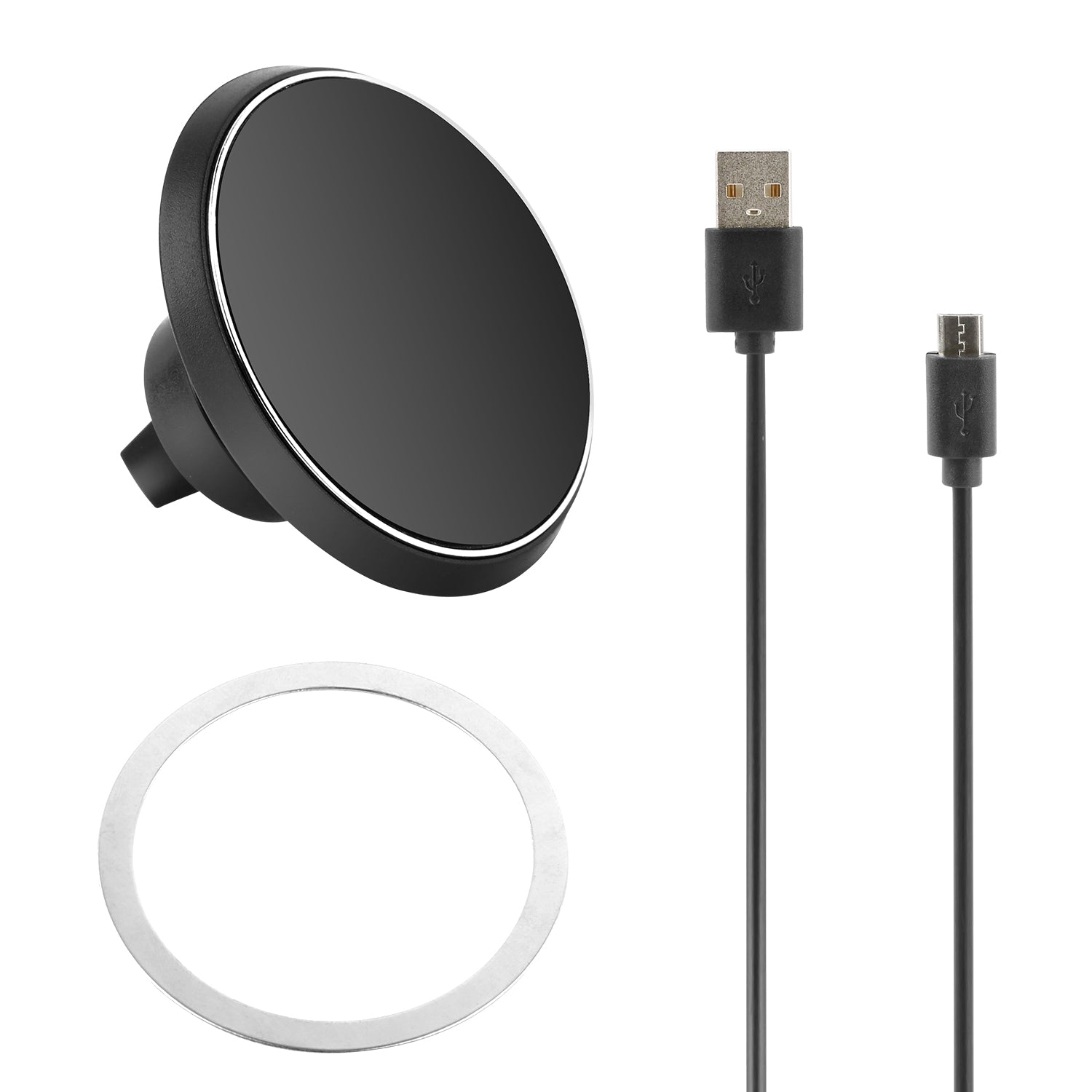 1Pc Magnetic  Qi Wireless Car Charger Car Phone Charger For IOS Phone XS MAX XR Galaxy S10 S9 Tablet GPS Device - 5.0 - CJ