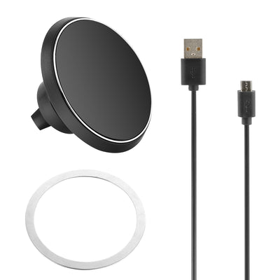 1Pc Magnetic  Qi Wireless Car Charger Car Phone Charger For IOS Phone XS MAX XR Galaxy S10 S9 Tablet GPS Device - 5.0 - CJ