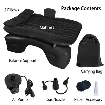 1Pc Car Air Mattress Bed Inflation Car Mattress Bed Portable Travel Camping Sleep Mat Car Inflation Bed For Trip - 5 - cjdropshipping