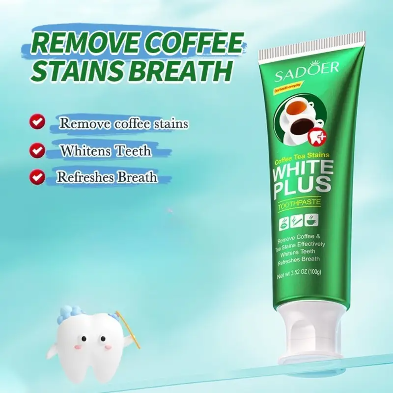 Tea Toothpaste, Plaque Protection, Fresh Breath, Basic Cleaning, Moisturizing Formula, Dental Care Essentials - Prohibited From Being Sold On The Temu Platform - 5 - CJ