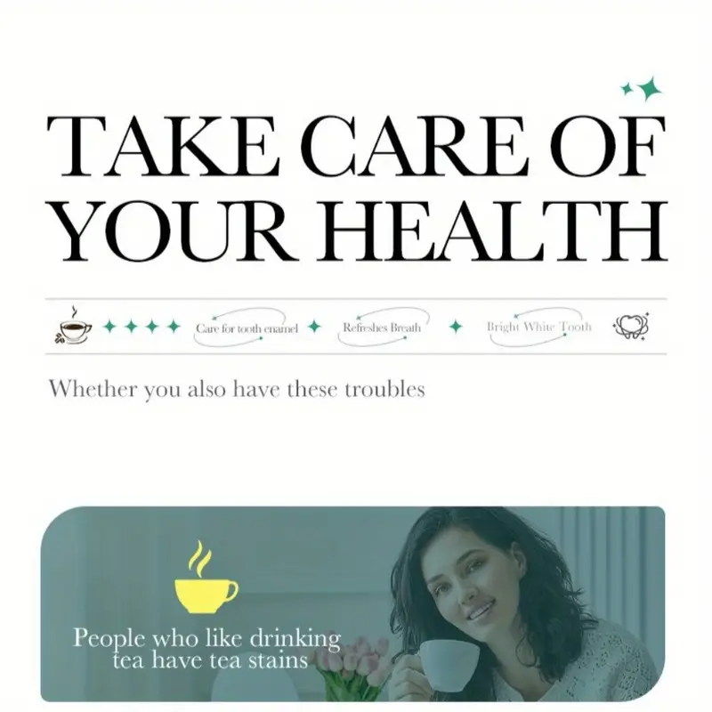 Tea Toothpaste, Plaque Protection, Fresh Breath, Basic Cleaning, Moisturizing Formula, Dental Care Essentials - Prohibited From Being Sold On The Temu Platform - 5 - CJ