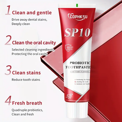 Available In 2 - count And 4 - count Packs, SP10 Probiotic Toothpaste Is Designed To Keep Breath Fresh And Provide Deep Cleansing - prohibited For Sale On Temu - 5 - CJ