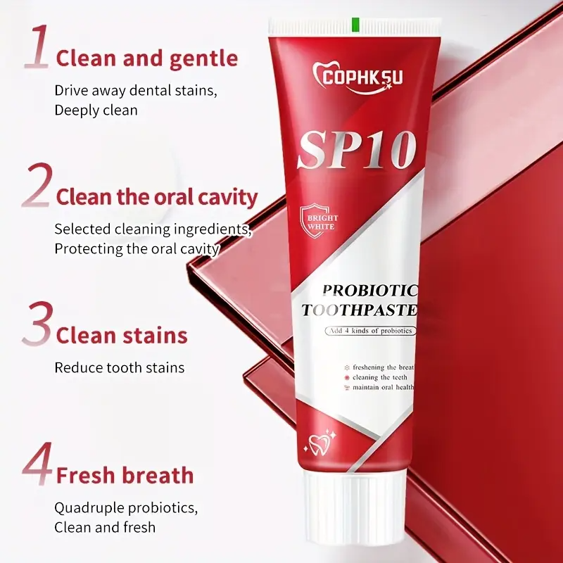 Available In 2 - count And 4 - count Packs, SP10 Probiotic Toothpaste Is Designed To Keep Breath Fresh And Provide Deep Cleansing - prohibited For Sale On Temu - 5 - CJ