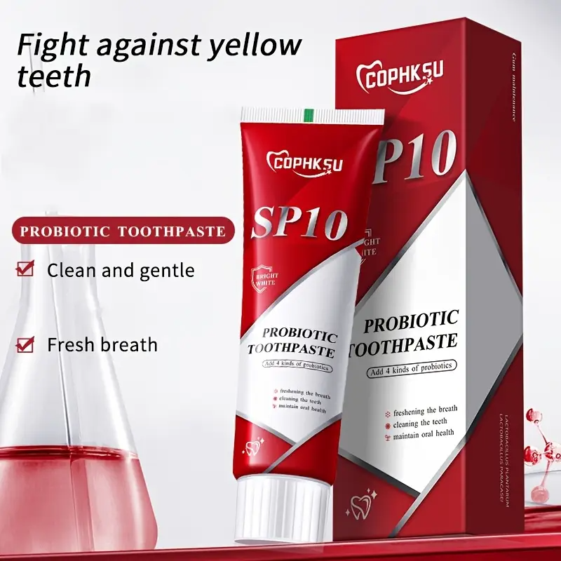 Available In 2 - count And 4 - count Packs, SP10 Probiotic Toothpaste Is Designed To Keep Breath Fresh And Provide Deep Cleansing - prohibited For Sale On Temu - 5 - CJ
