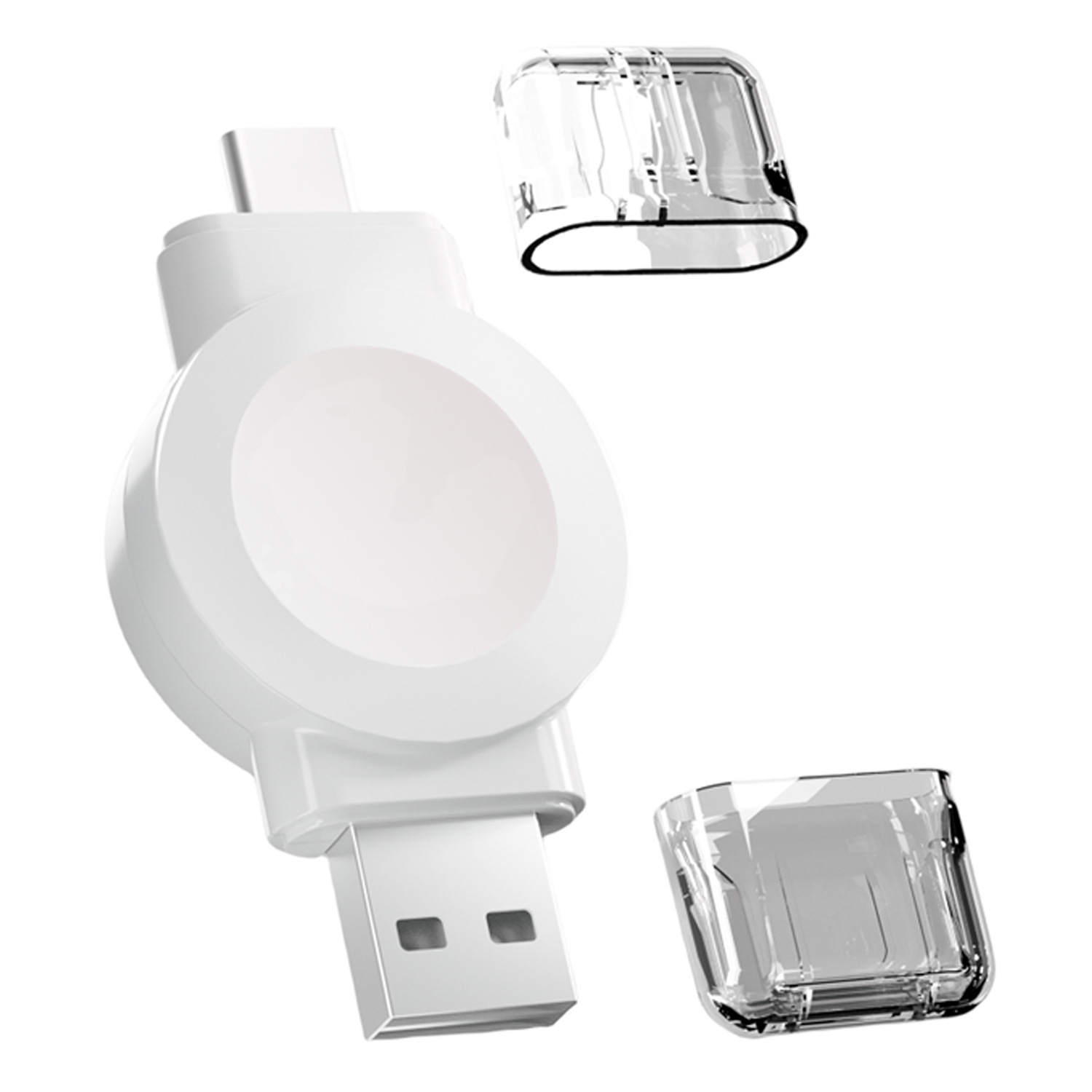 1 Pack Smart Watch Wireless Charger, Portable Magnetic Cordless Travel Charger Suitable For IWatch - 5 - CJ