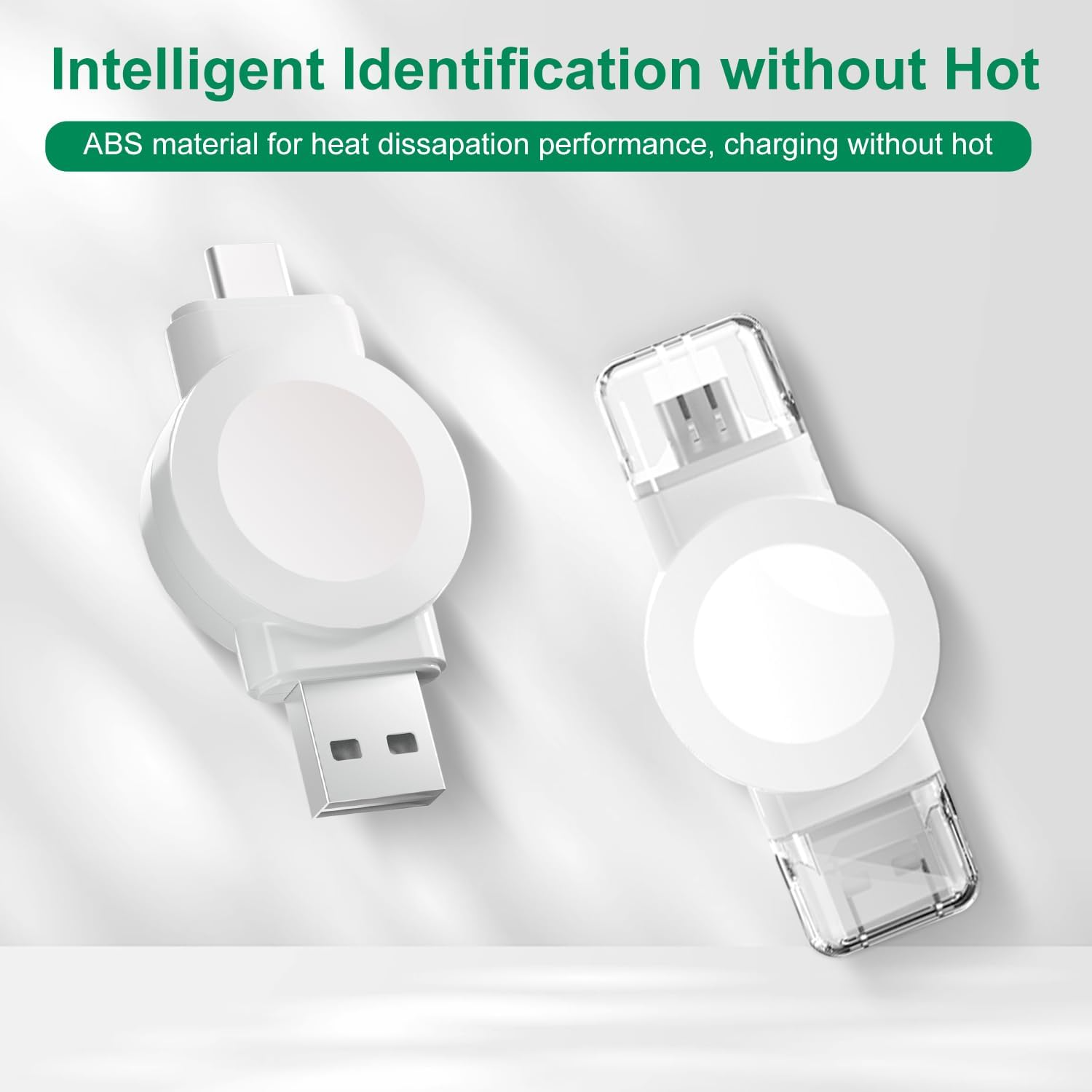 1 Pack Smart Watch Wireless Charger, Portable Magnetic Cordless Travel Charger Suitable For IWatch - 5 - CJ