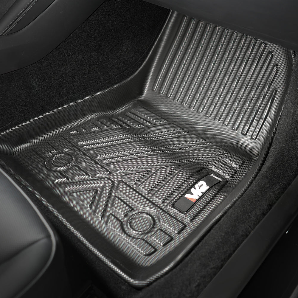 Odorless TPE Floor Mat For Tesla Model 3 2023 - 2025 6 PCS Waterproof Duty - Proof Fully Surrounded Floor Liner Protection Foot Pad - 5 - cjdropshipping