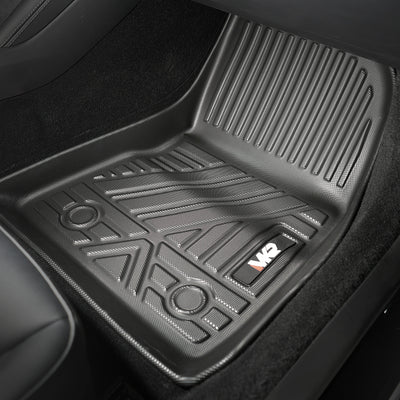 Odorless TPE Floor Mat For Tesla Model 3 2023 - 2025 6 PCS Waterproof Duty - Proof Fully Surrounded Floor Liner Protection Foot Pad - 5 - cjdropshipping