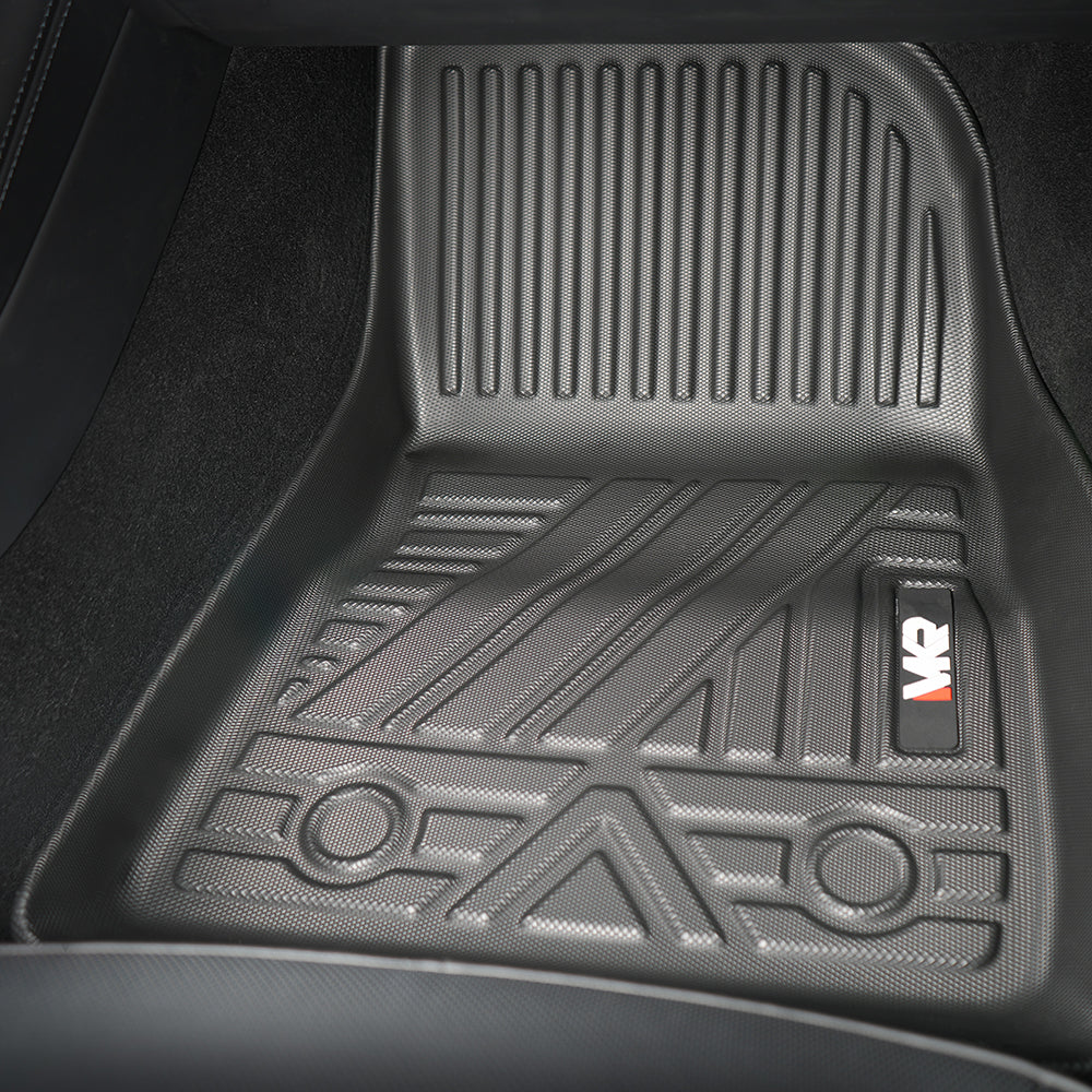 Odorless TPE Floor Mat For Tesla Model 3 2023 - 2025 6 PCS Waterproof Duty - Proof Fully Surrounded Floor Liner Protection Foot Pad - 5 - cjdropshipping