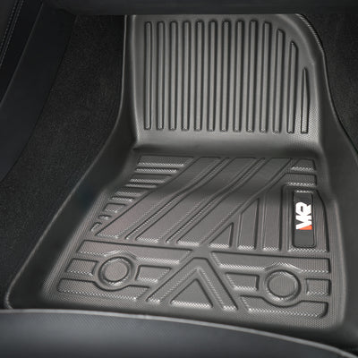 Odorless TPE Floor Mat For Tesla Model 3 2023 - 2025 6 PCS Waterproof Duty - Proof Fully Surrounded Floor Liner Protection Foot Pad - 5 - cjdropshipping