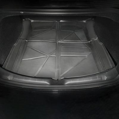 Odorless TPE Floor Mat For Tesla Model 3 2023 - 2025 6 PCS Waterproof Duty - Proof Fully Surrounded Floor Liner Protection Foot Pad - 5 - cjdropshipping