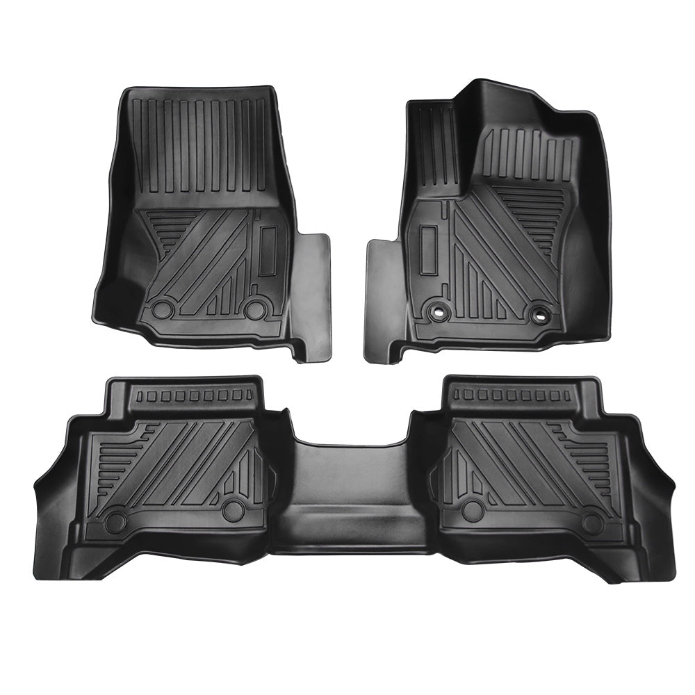 All Weather TPE Floor Liner Floor Mats Compatible With Tacoma 2024 Auto Accessories - 5 - CJ