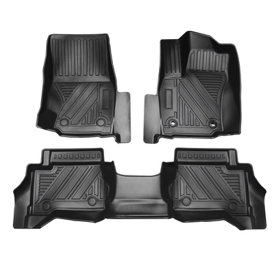 All Weather TPE Floor Liner Floor Mats Compatible With Tacoma 2024 Auto Accessories - 5 - CJ