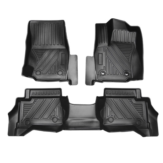 All Weather TPE Floor Liner Floor Mats Compatible With Tacoma 2024 Auto Accessories - 5 - CJ