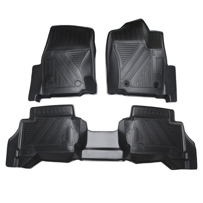 All Weather TPE Floor Liner Floor Mats Compatible With Tacoma 2024 Auto Accessories - 5 - CJ