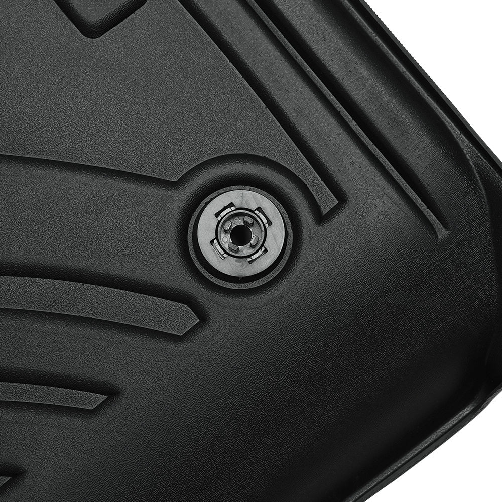 TPE All Weather Floor Mats Fit For Ford F150 2015-2025 Without Fold Flat Storage Waterproof Floor Liner For F150 Accessories 1st Floor Mats & 2-in-1 Rear Floor Mat - 3 PCS