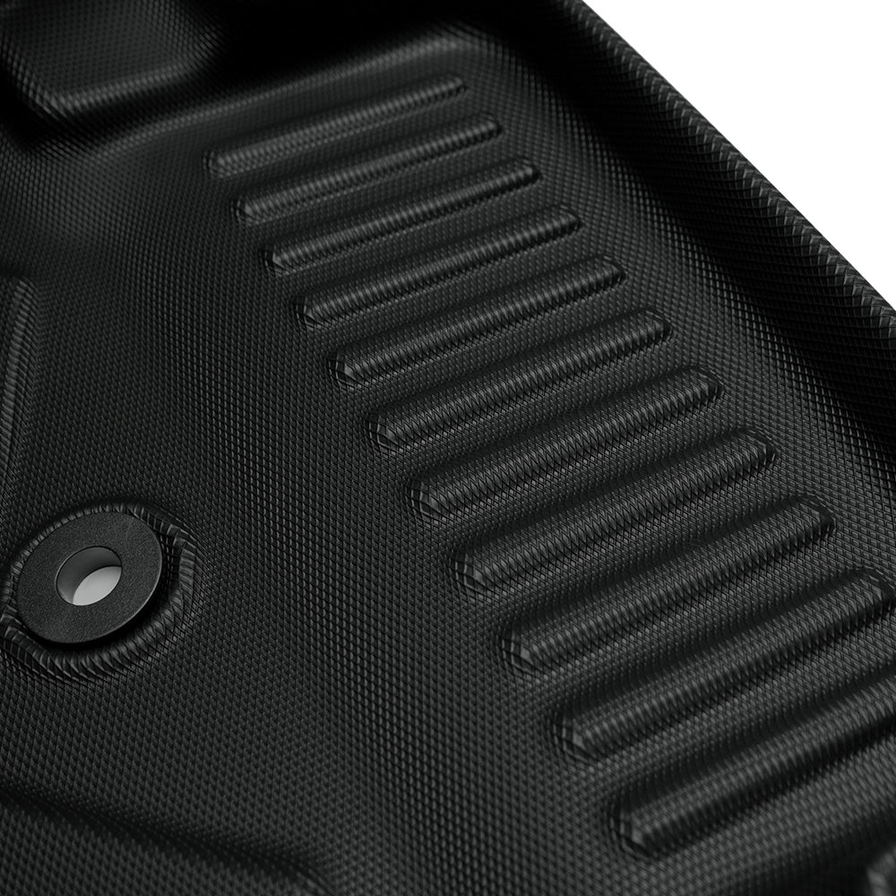 MKR Non - Slip Durable TPE ECO Car Floor Mat Compatible With Jeep Wrangler JL 4xe Not For 2 Door And JL Unlimited Models 2021 - 2024 3 PCS - 5 - CJ