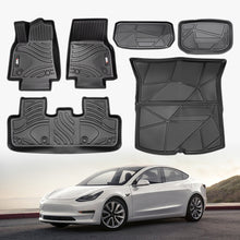 MKR All - Weather TPE Floor Mats For Tesla Model Y 2021 - 2022 - Waterproof, Anti - Slip, Full Coverage Car Floor Liners 6 PCS Set - 5 - CJ