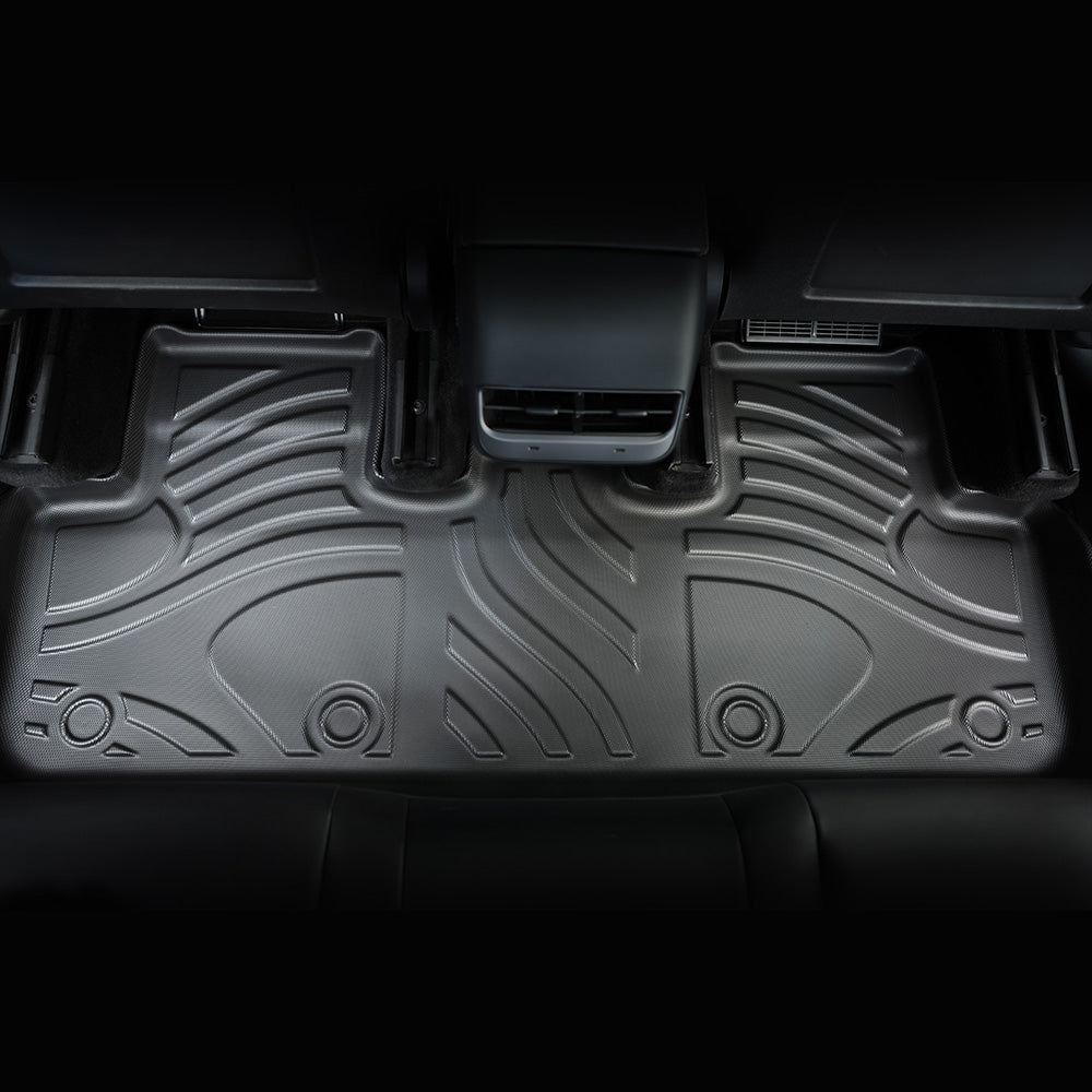 MKR All - Weather TPE Floor Mats For Tesla Model Y 2021 - 2022 - Waterproof, Anti - Slip, Full Coverage Car Floor Liners 6 PCS Set - 5 - CJ