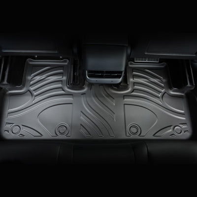 MKR All - Weather TPE Floor Mats For Tesla Model Y 2021 - 2022 - Waterproof, Anti - Slip, Full Coverage Car Floor Liners 6 PCS Set - 5 - CJ