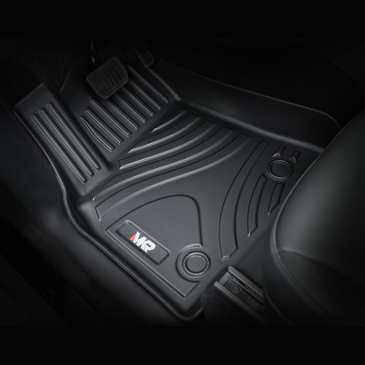 MKR All - Weather TPE Floor Mats For Tesla Model Y 2021 - 2022 - Waterproof, Anti - Slip, Full Coverage Car Floor Liners 6 PCS Set - 5 - CJ