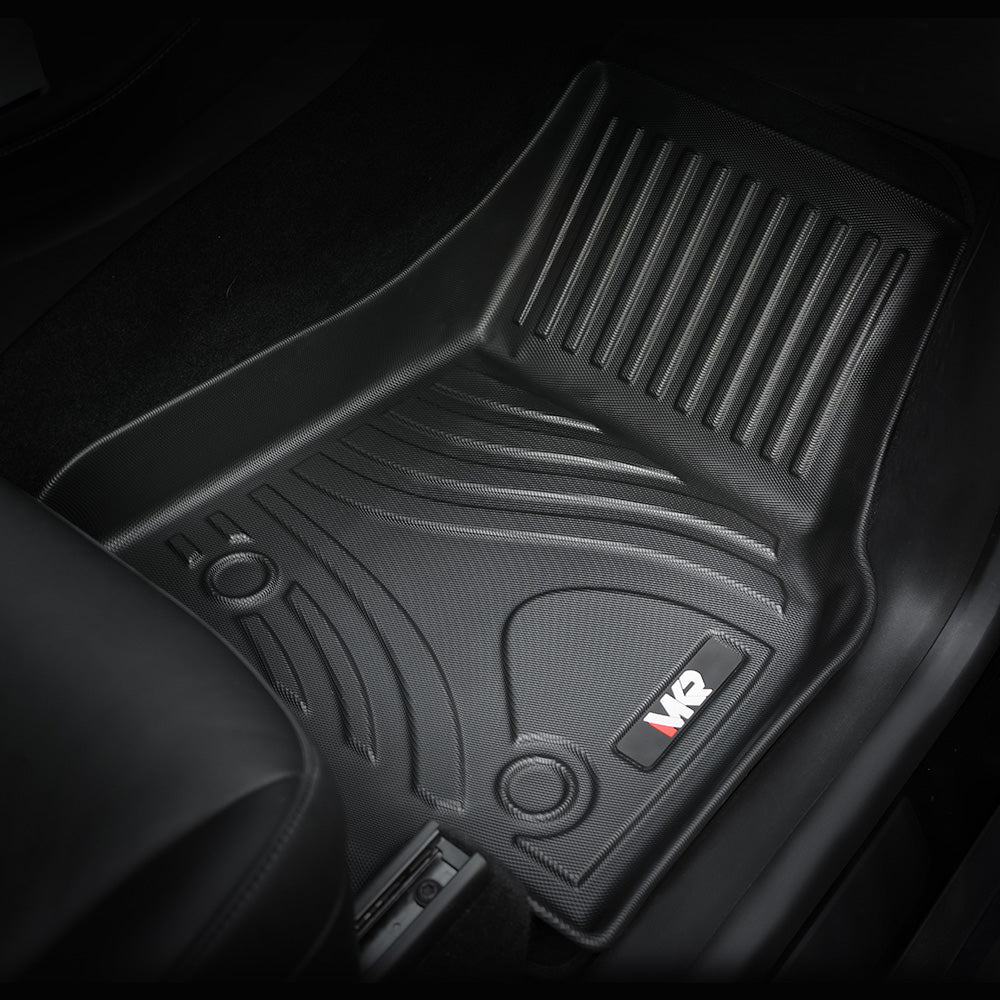 MKR All - Weather TPE Floor Mats For Tesla Model Y 2021 - 2022 - Waterproof, Anti - Slip, Full Coverage Car Floor Liners 6 PCS Set - 5 - CJ