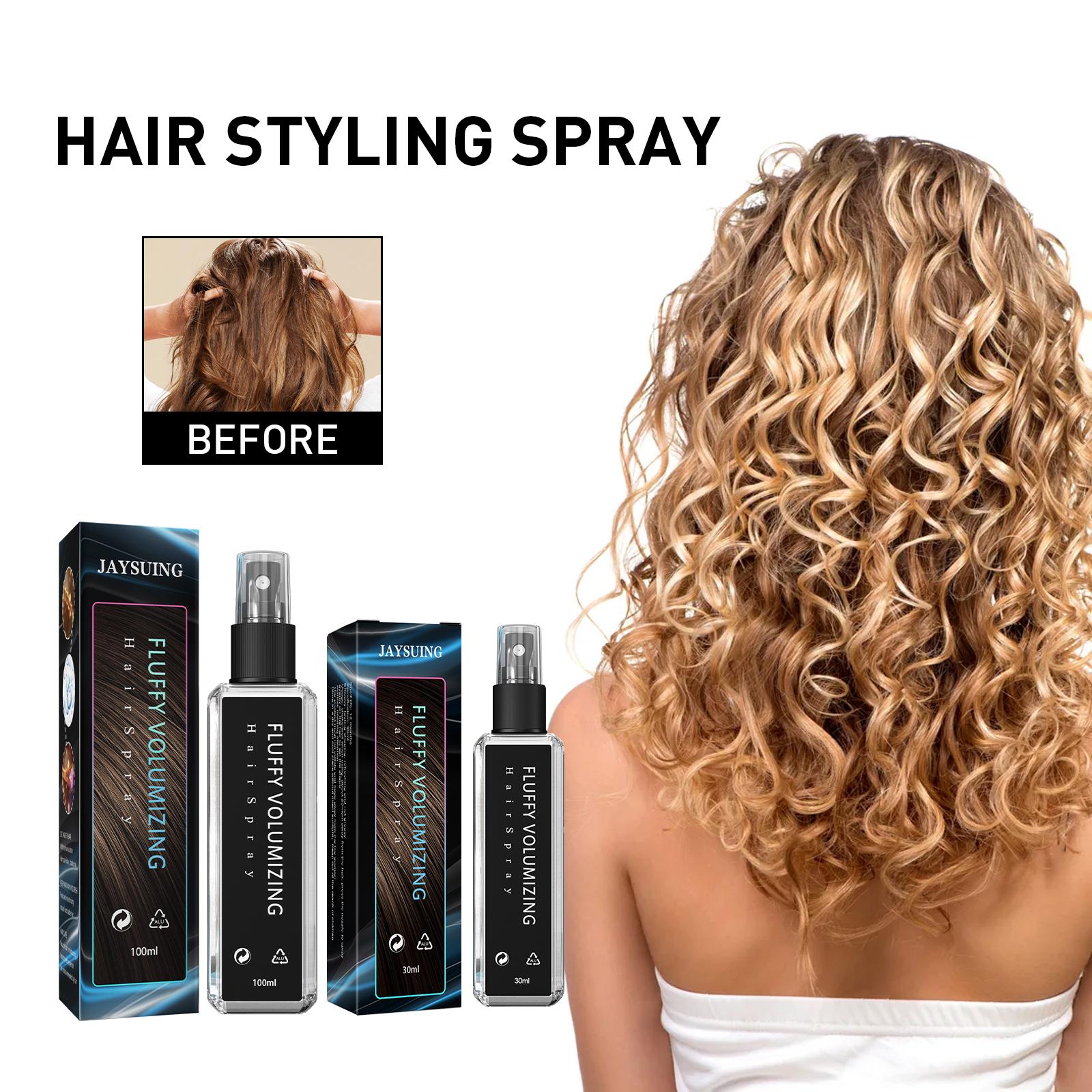 Hair Setting Spray - Volumizing  Moisturizing Styling Spray With Niacinamide, Purslane Extract & Acetyl Glucosamine  Long - Lasting Hold & Fresh Fragrance, 100ml Gel Haircare - 5 - CJ