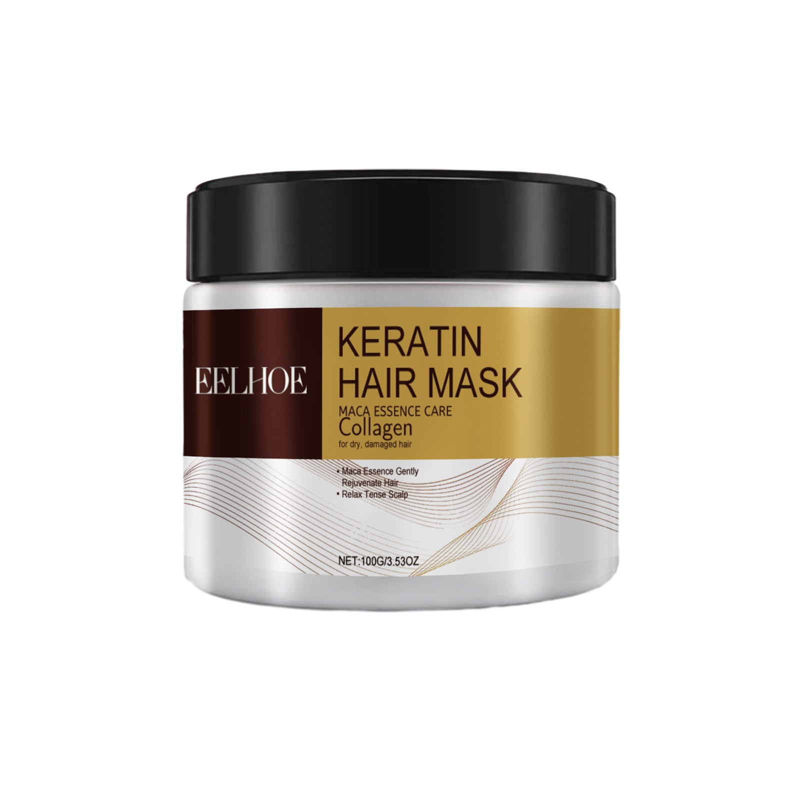 EELHOE Repair Moisturizing Hair Mask Deeply Moisturizes And Repairs Damaged Hair Dry, Split Ends And Tangled Hair Mask