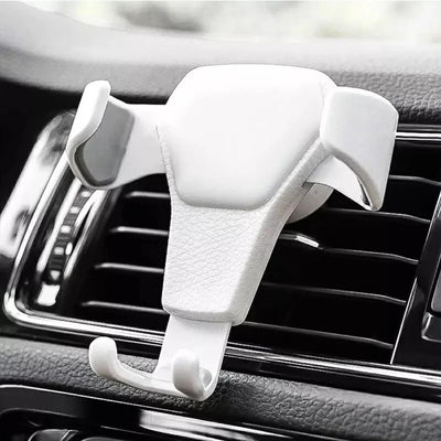 Universal Gravity Phone Holder Car Air Vent Mount Metal Mobile Stand GPS Support For Smartphone Air Vent Stand Cradle For Mobile Cell Phone - 5 - CJ