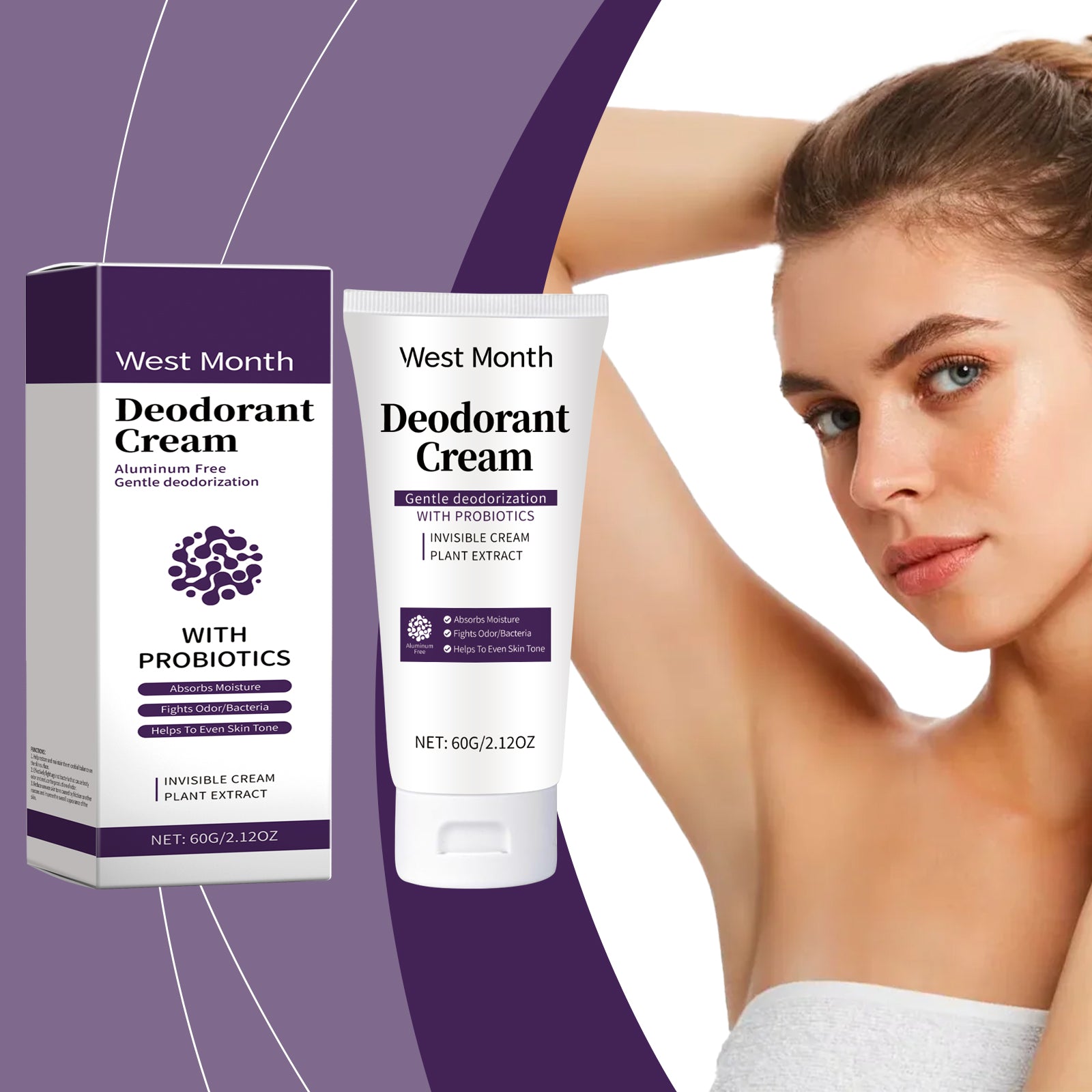 West&Month Body Care Cream, Moisturizing, Refreshing And Non - Greasy Body Skin Brightening Care Cream Body Care Cream, Moisturizing, Refreshing And Non - Greasy Body Skin Brightening Care Cream - 5 - CJ