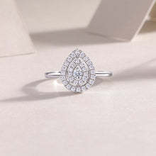 1Set Of Large Diamond Rings Luxury Fashion Set With Moissanite Silver Rings Prohibit Tk Sales - 5 - CJ