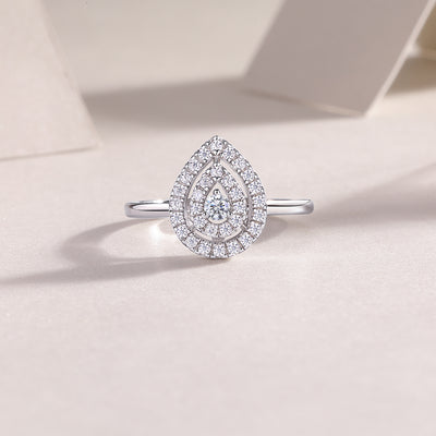1Set Of Large Diamond Rings Luxury Fashion Set With Moissanite Silver Rings Prohibit Tk Sales - 5 - CJ