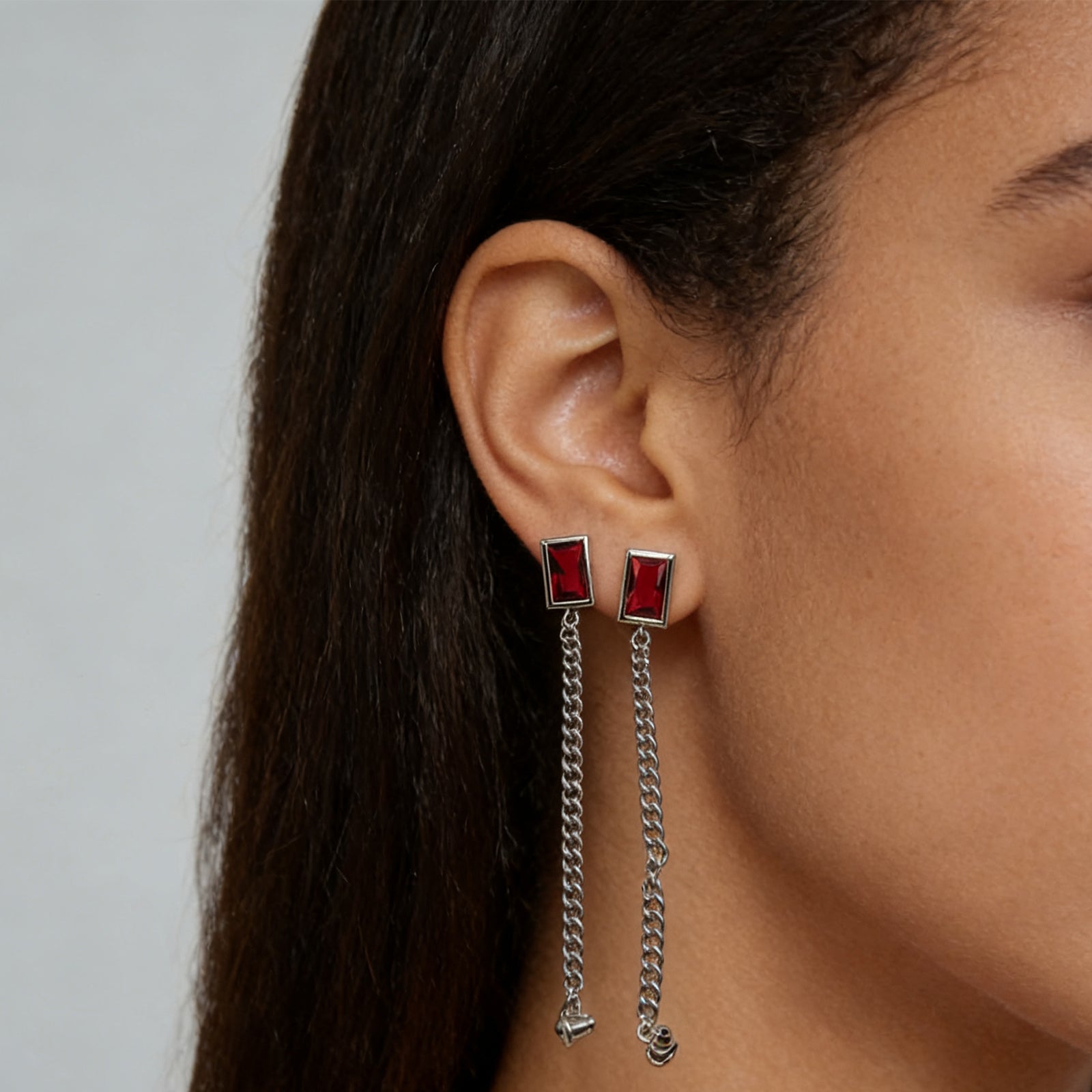 Fashion Chain Earrings-0969