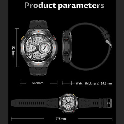 SENBONO GPS Smart Watch Men 1.45'' HD Screen Built - In GPS Altimeter Barometer Compass AI Voice Compatible With Android & IPhone - 5 - CJ