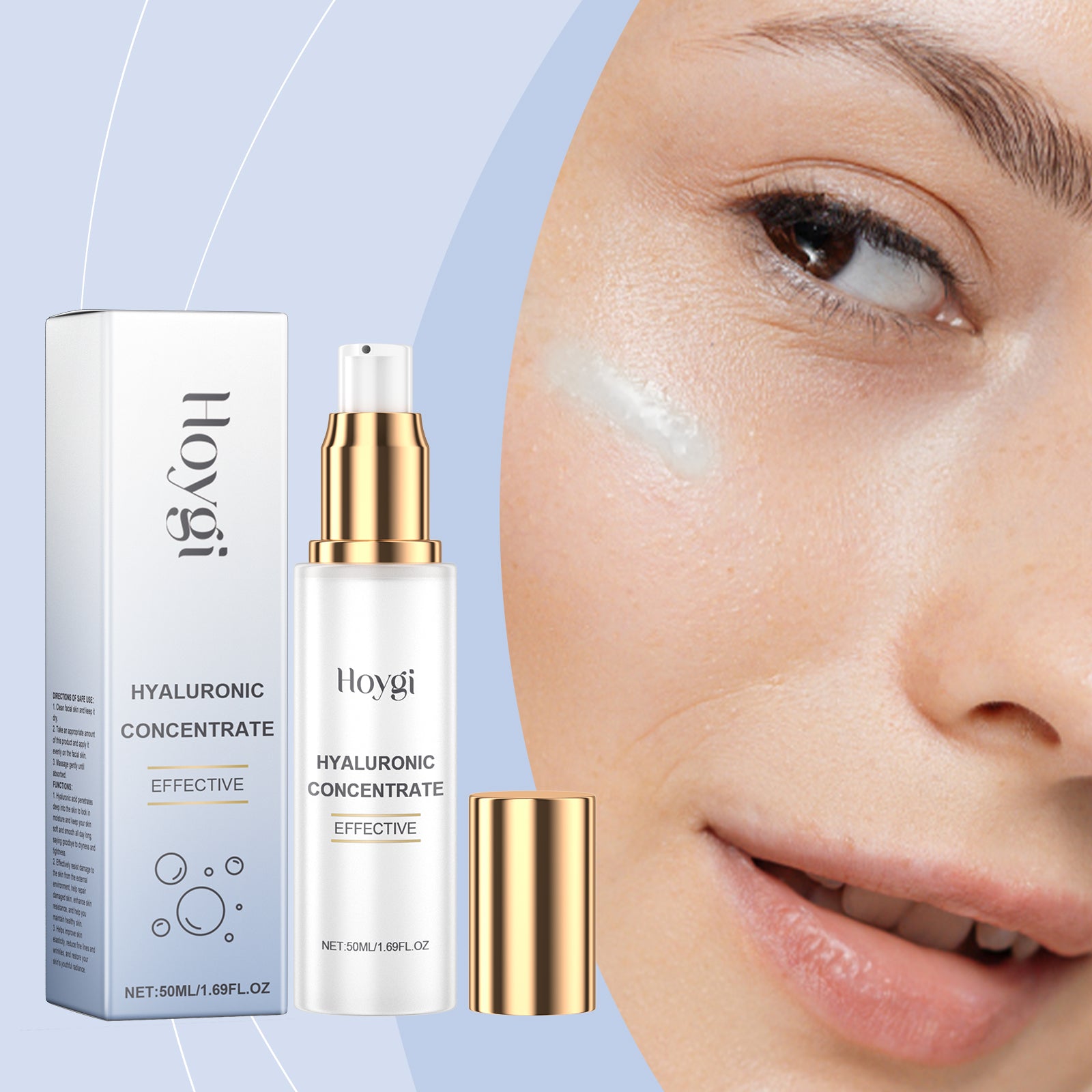 Hoygi Hyaluronic Acid Hydrating Essence Gently Nourishes Skin, Hydrates, Moisturizes, Brightening And Rejuvenating Essence - 5 - CJ