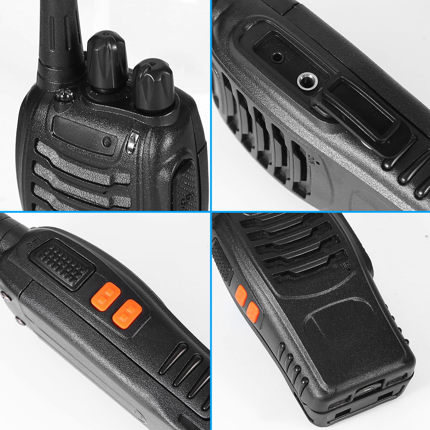 2 X Baofeng BF-888S Walkie Talkies Two Way Radio UHF 16CH 400-470MHZ Long Range
