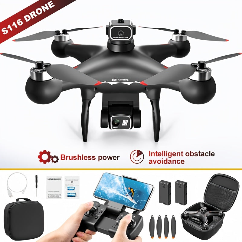 S116 MAX Drone With 4K Dual Camera, 360 Obstacle Avoidance, Brushless Motors, Optical Flow Positioning, WiFi FPV - 5 - CJ