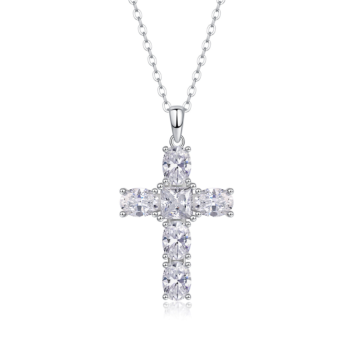 1Soul Guidance - Fashionable Jewelry Pendant Set With Moissanite S925 Sterling Silver And Platinum - plated Diamond, Moissanite Silver Jewelry Prohibit TikTok sales - 5 - cj