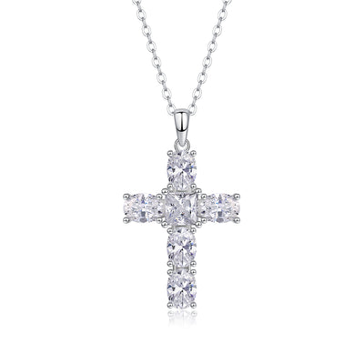 1Soul Guidance - Fashionable Jewelry Pendant Set With Moissanite S925 Sterling Silver And Platinum - plated Diamond, Moissanite Silver Jewelry Prohibit TikTok sales - 5 - cj